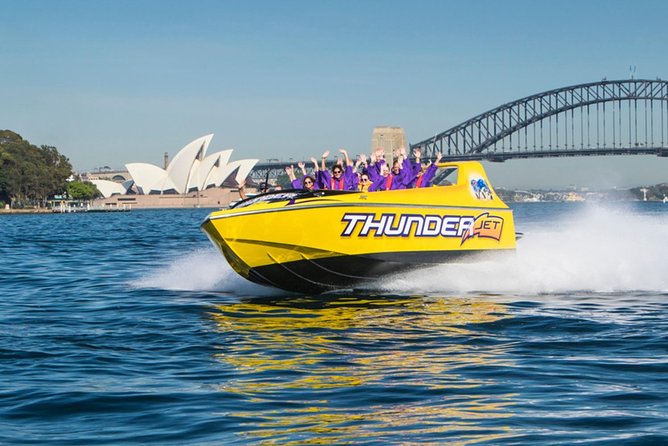 30-Minute Sydney Harbour Jet Boat Ride on Thunder Twist - Luna Park and the main Thunder Twist action