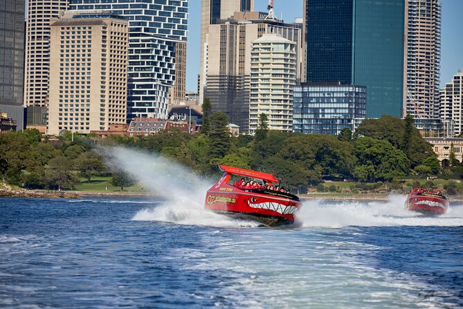 30-Minute Sydney Harbour Jet Boat Thrill Ride - Passing beneath the Harbour Bridge
