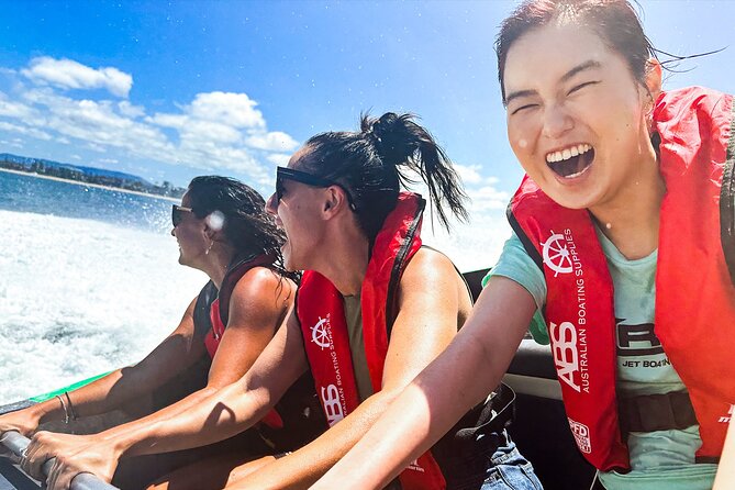 45-Minute Gold Coast High Speed Jet Boat Thrill Ride - Safety briefing, jackets, and the first burst of speed