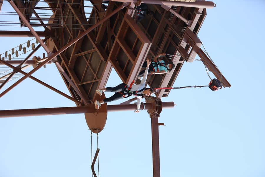 Abu Dhabi: Circuit X Adventure Park - Starting with the three-level ropes course
