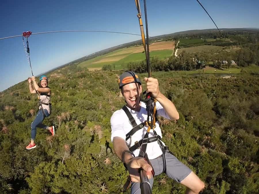 Adrenalin Addo Adventure Park: Zip Line and Giant Swing - The 70-meter tower and Sundays River views