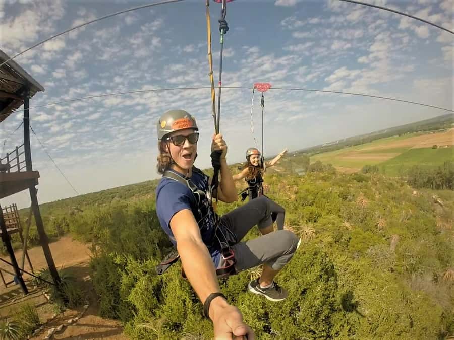 Adrenalin Addo Adventure Park: Zipline, Superman & Swing - Trying the Superman position