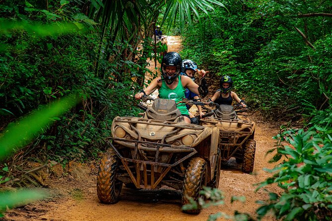 Adrenaline Adventure, Zip Line, ATV and Cenote Maya - From Cancun hotels to the jungle base
