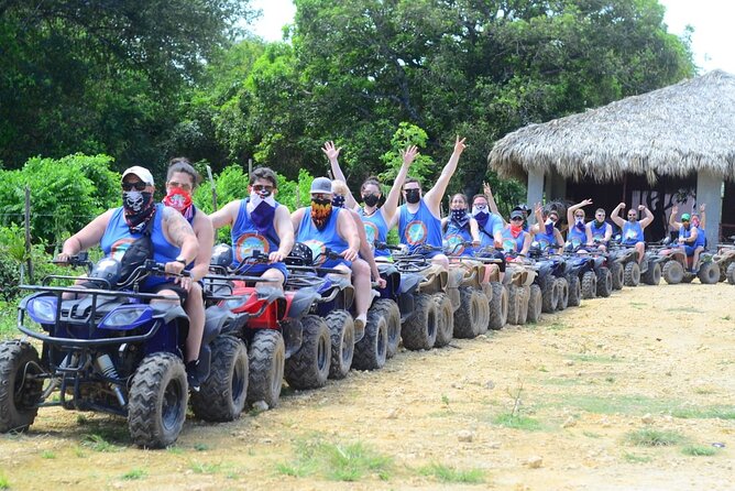 Adrenaline in 4X4 ATV through Macao Beach, Cave, Cafe Tour and Tobacco - ATV riding over rough Punta Cana ground