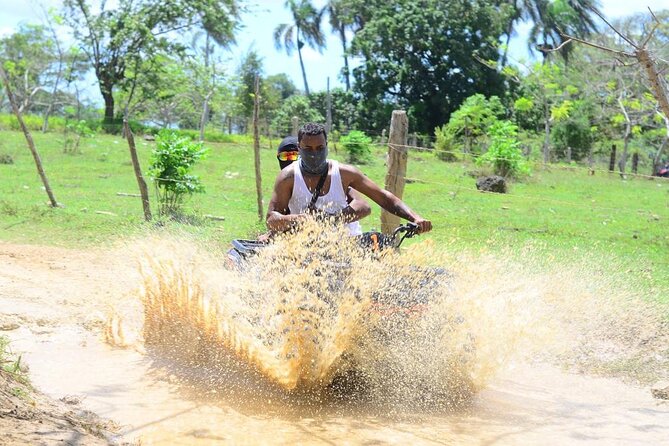 Adrenaline in 4X4 ATV through Macao Beach, Cave, Cafe Tour and Tobacco - Pickup and meeting arrangements need attention