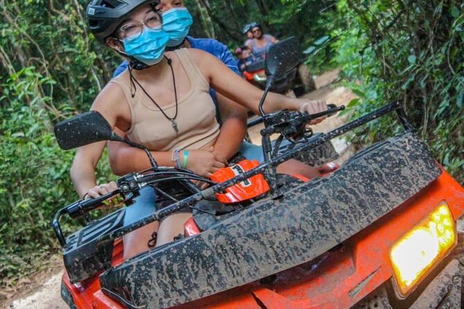 Adrenaline Tour with ATV, Ziplines and Cenote from Cancun - Snacks, tequila tasting, and the basic food setup