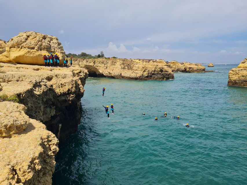 Albufeira: Guided Coasteering Tour with Cliff Jumping - The cliff jumps, from smaller choices to bigger thrills