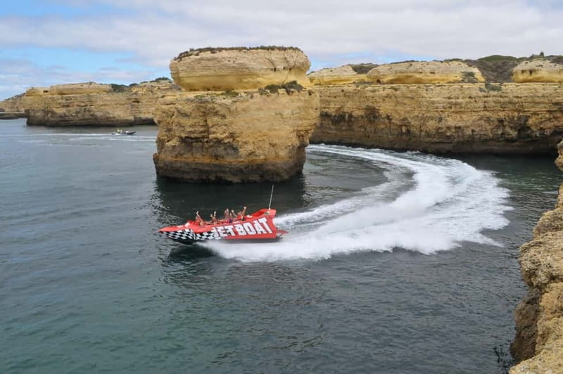 Albufeira: High-Adrenaline Jet Boat Ride - When the jet boat turns wild