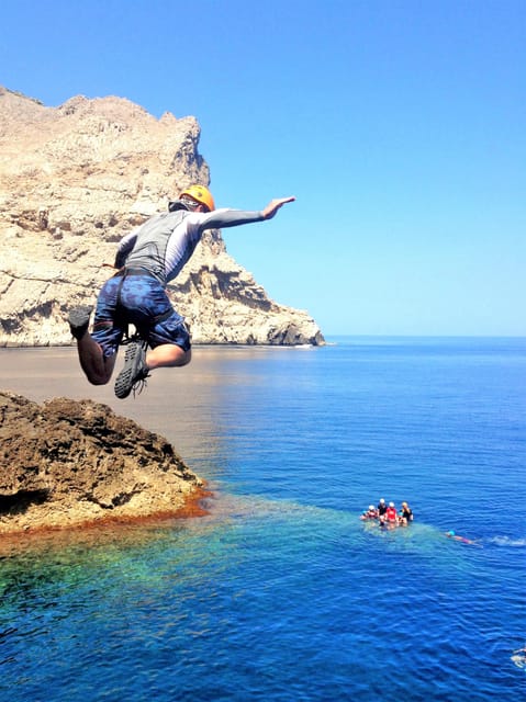 Alcudia: Coasteering Cliff Jumping - Following the Rocky Coast for Nearly Three Hours