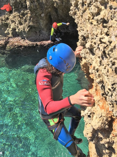 Alcudia: Coasteering Cliff Jumping - Snorkeling, Sea Walls, and Water Caves