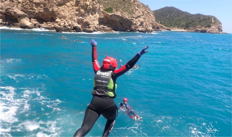 Alicante: Coasteering Adventure on Torres de la Villajoyosa - Photos included after the activity