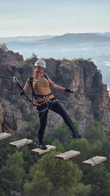 Alicante: Redovan Via Ferrata, family Climb - The best parts of Redovan Via Ferrata