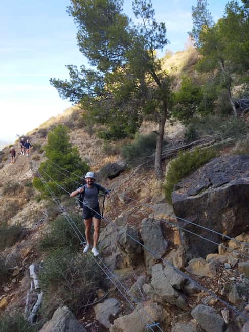 Alicante: Redovan Via Ferrata, family Climb - The 90-meter hinge pass