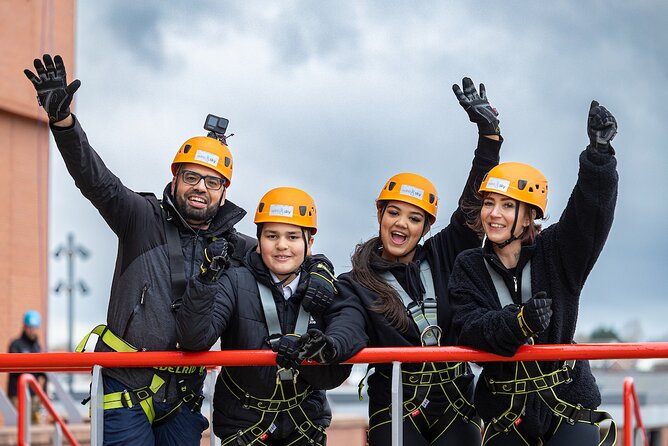 Anfield Abseil with Free Entry to the LFC Museum - Getting ready for the 100-foot descent