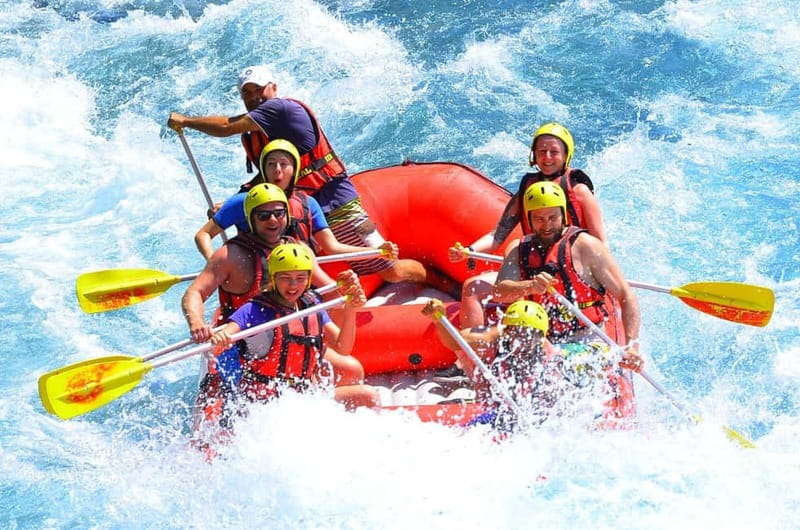 Antalya/Alanya: Rafting With Additional Extreme Options - Seven kilometers of rafting, then a river swim