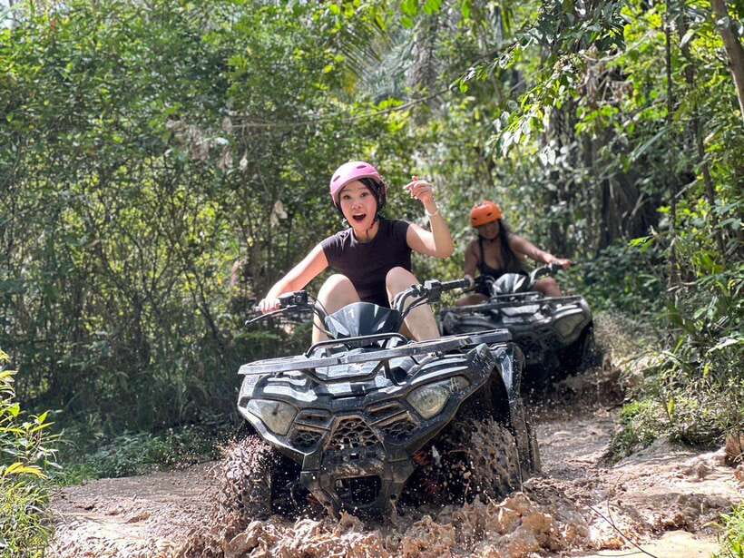 Ao Nang: Krabi kayaking and and ATV Extreme - Paddling toward Khlong Nam Sai’s clear spring water