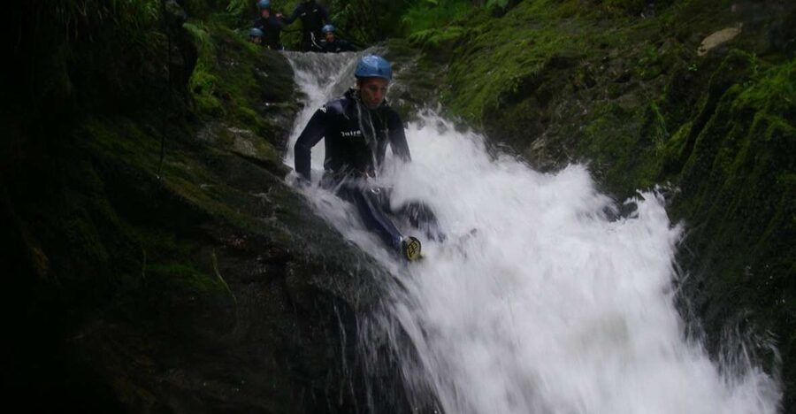 Asturias: Canyoning Adventure with 4 Levels to Choose From - From Arriondas to the river entrance