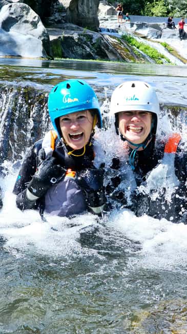 Avventura ed Adrenalina: Body Rafting nelle Gole Alcantara - The harder middle section: waterfalls, rapids, and rock faces