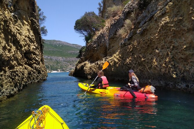 Award Winner Premium Kayak and Coasteering Adventure with Lunch - Lapa de Santa Margarida and the fossil-filled caves