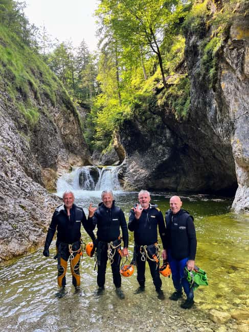 Bad Ischl: Canyoning Adventure for Beginners EXTENDED - A short break, then more serious water action