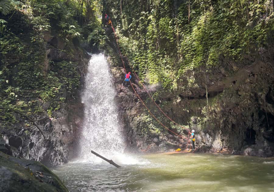 Bali: Alam Canyon The Natural Canyoning Adventure - The narrow gorge: jumps, slides, and fresh water