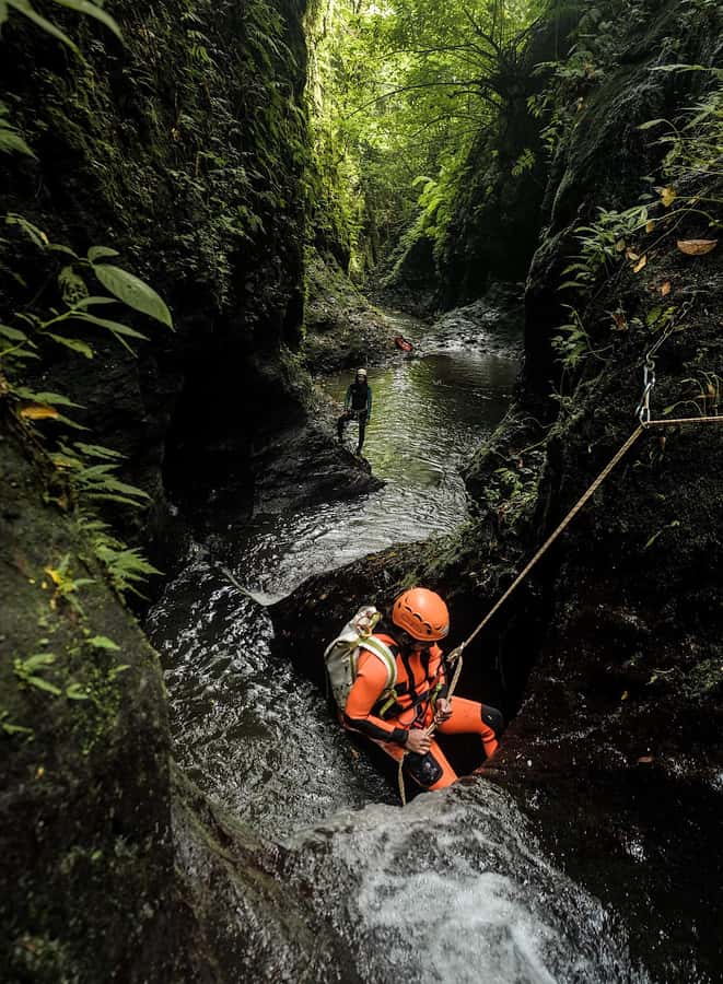 Bali: Canyoning Adventure at Aling Waterfall - Safety equipment and the pre-trip briefing