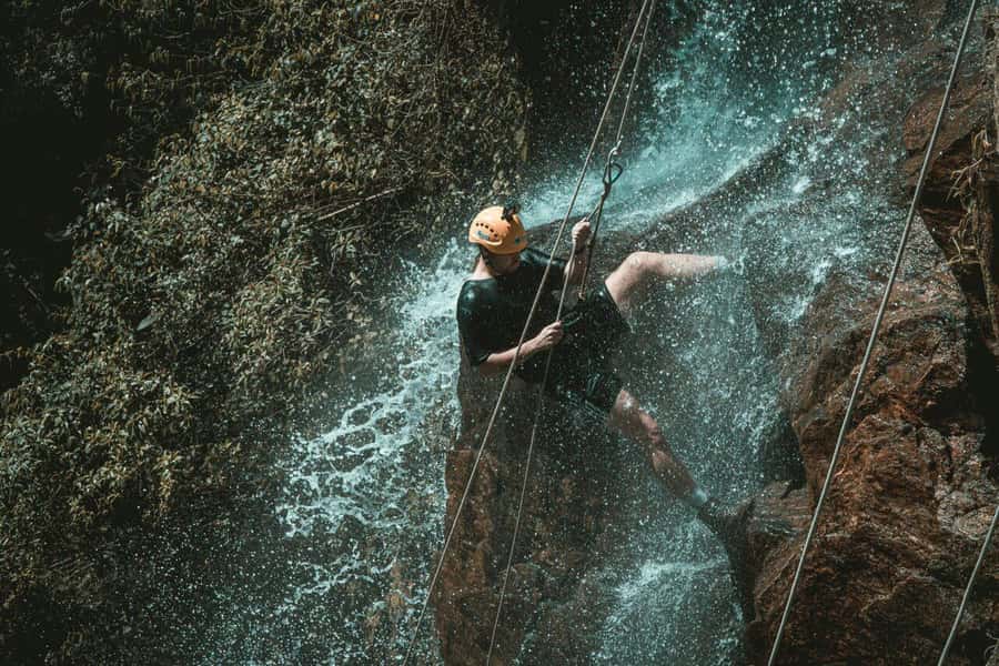 Bali: Gitgit Waterfall Canyoning with Transfers & Lunch - Key points at a glance