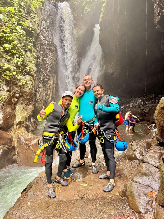 Bali: Gitgit Waterfall Canyoning with Transfers & Lunch - Gitgit Waterfall turns Bali into an adventure course