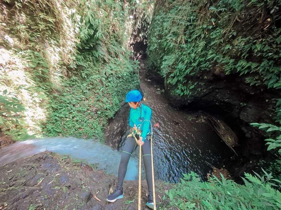 Bali: Gitgit Waterfall Canyoning with Transfers & Lunch - What the canyoning actually involves