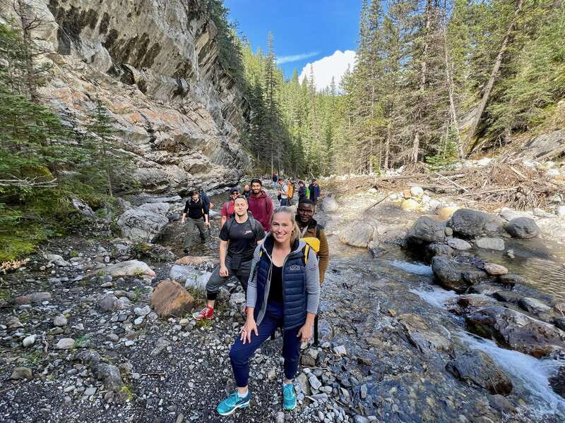 Banff: Beginner Canyoning Half-Day Tour - The walk to Heart Creek