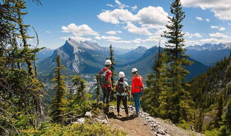 Banff: Mount Norquay 2.5 or 4-Hour Guided Via Ferrata Climb - Check-in, equipment, and the ride to the cliffs
