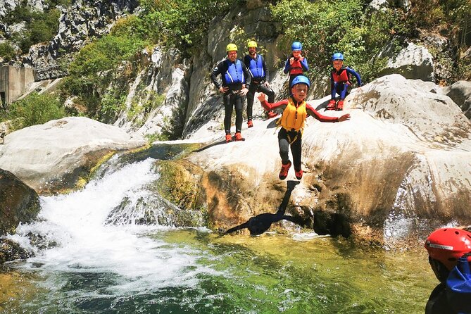Basic Canyoning on Cetina River from Split or Zadvarje - Velika Gubavica, the 50-meter waterfall