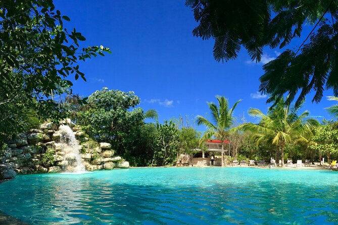 Bavaro Adventure Park Buggy Ride, Zipline Mega Splash, and Waterfall Pool - Dominican Village, tastings, and the Cenote Blue Lagoon