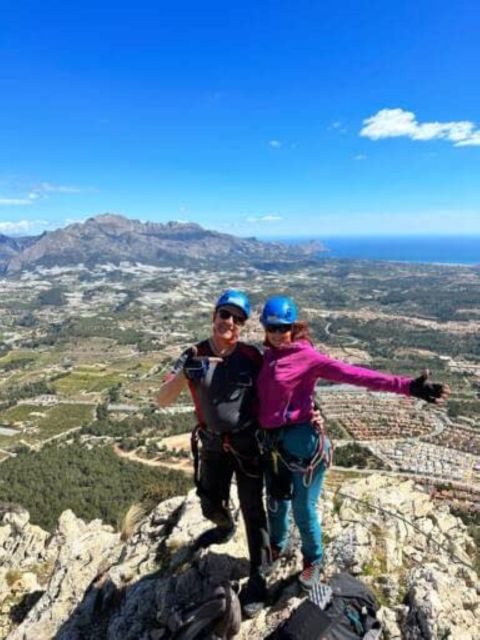 Benidorm: Via ferrata Ponoig, cerca de la Nucia - The 230-metre climb up the Sleeping Lion