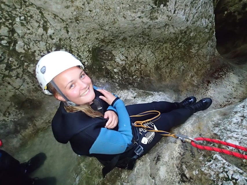 Bled: Canyoning trip with photos - Jumping into clear mountain pools