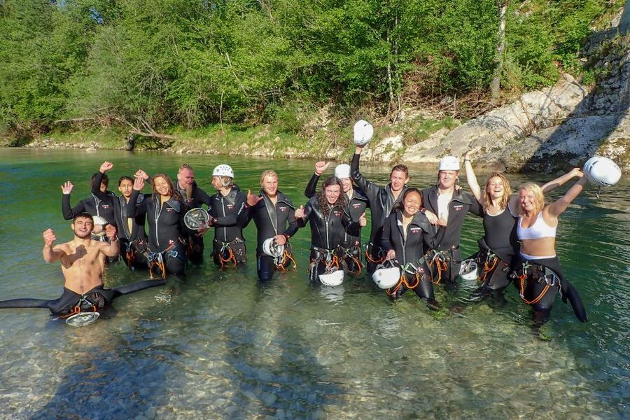 Bled: Guided Canyoning Tour with Transport - What the group size can change