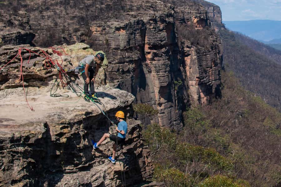 Blue Mountains: Spectacular Half Day Abseiling Adventure - Blue Mountains views with a little more excitement