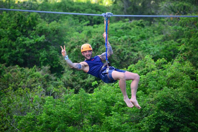 Buggy Adventure, Zipline Mega Splash and Waterfall Pool at Bavaro Adventure Park - Training, equipment, and the buggy start