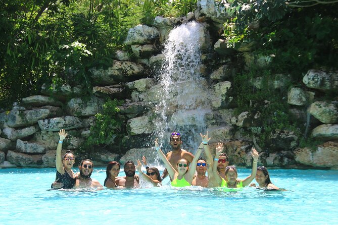 Buggy Ride, Cenote and Waterfall Pool at Bavaro Adventure Park - The waterfall pool, and the most important timing issue