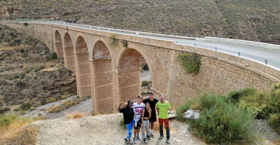 Bungee Jumping Almería - The short climb creates the real drama