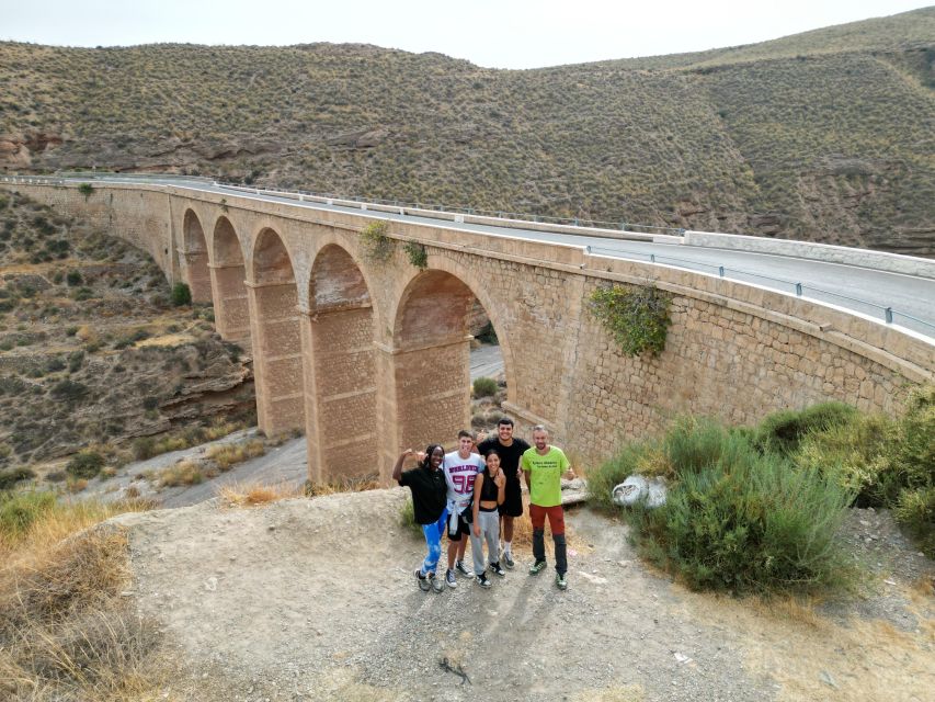 Bungee Jumping Almería - Getting ready under the second arch