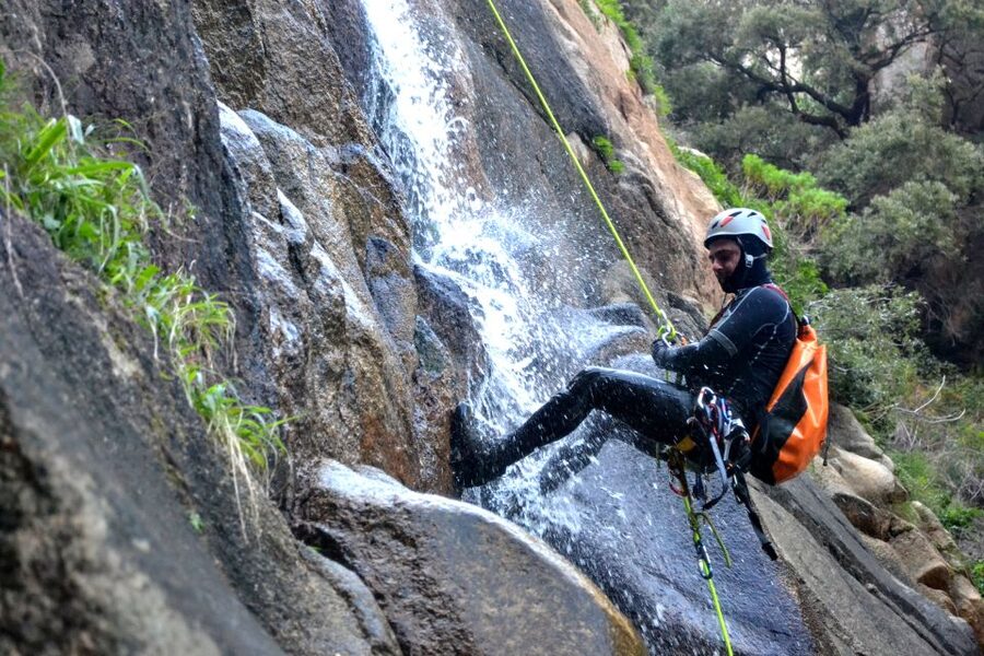 Cagliari: Canyoning in Sardinia - Sa Cresci’s Twin Waterfalls