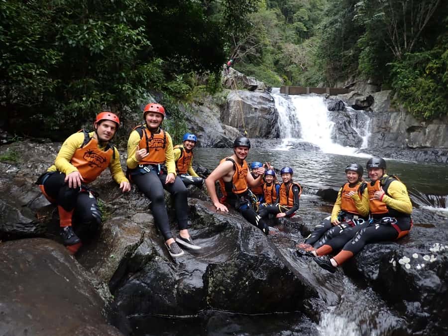 Cairns: Behana Gorge Rainforest Canyoning Tour - From Cairns to Wooroonooran National Park