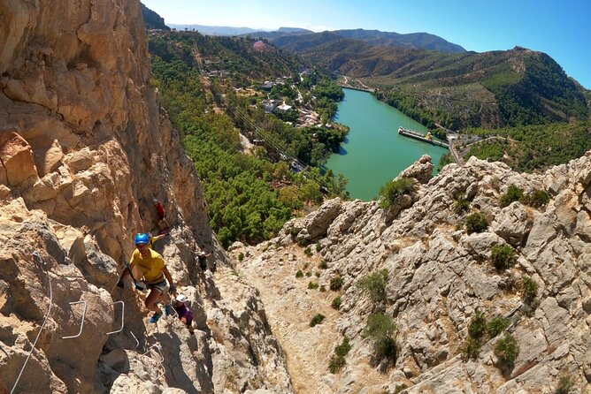 Caminito del Rey - Via Ferrata & Zip Line Adventure - Crossing the monkey and Tibetan bridges