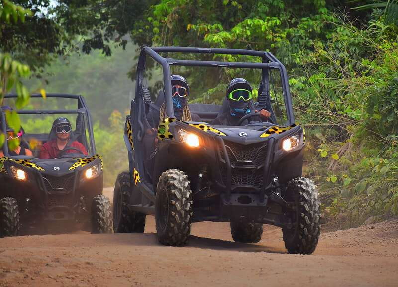 Cancún: Extreme Buggy Adventure with Ziplines & Cenote - Cooling off at Cenote Verde Lucero