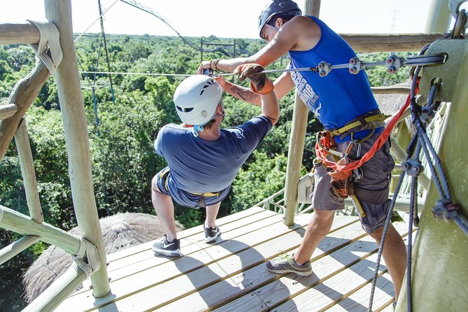 Cancun Extreme Zipline Canopy Tour - From Cancun hotel to Selvatica’s jungle course
