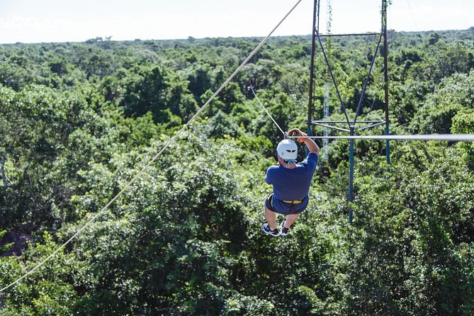 Cancun Extreme Zipline Canopy Tour - Safety briefing before the first platform
