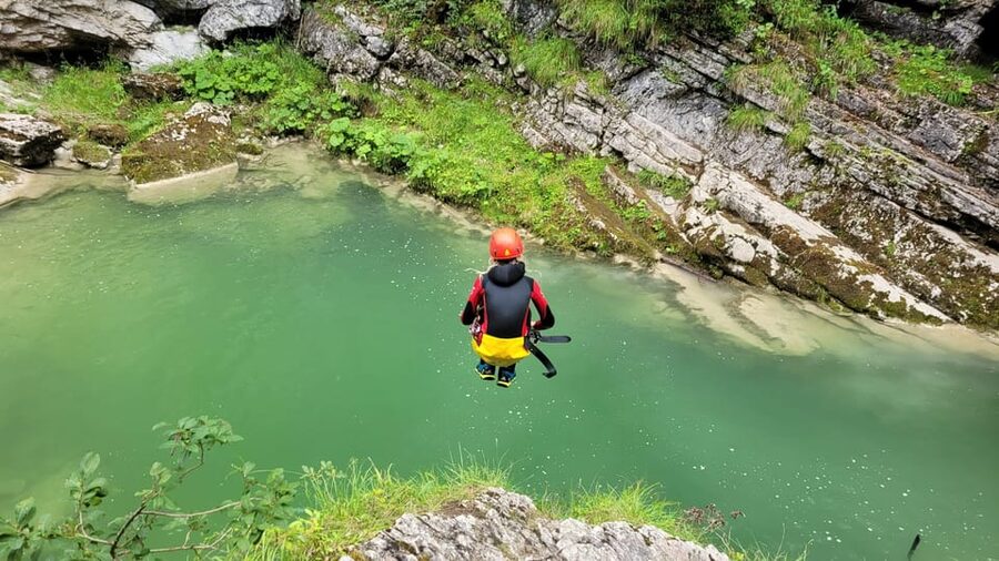 Canyoning Beginner close to Munich - Safety First in a Four-Metre Gorge