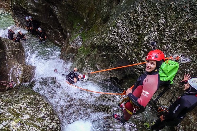 Canyoning Bled Slovenia - The best part: guides who know when to push