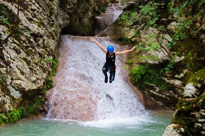 Canyoning Experience in Neda for Beginners - Walking to the start of the descent